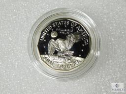 1999P S.B. Anthony Dollar, Choice Deep Cameo Proof, Ori. Mint Package & C.O.A.