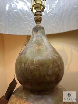 Garden Gourd Table Lamp, #BBG 60821, 29" T