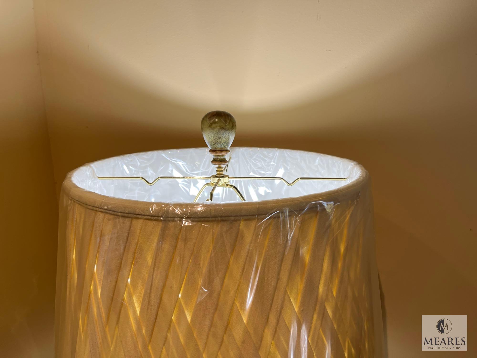 Garden Gourd Table Lamp, #BBG 60821, 29" T