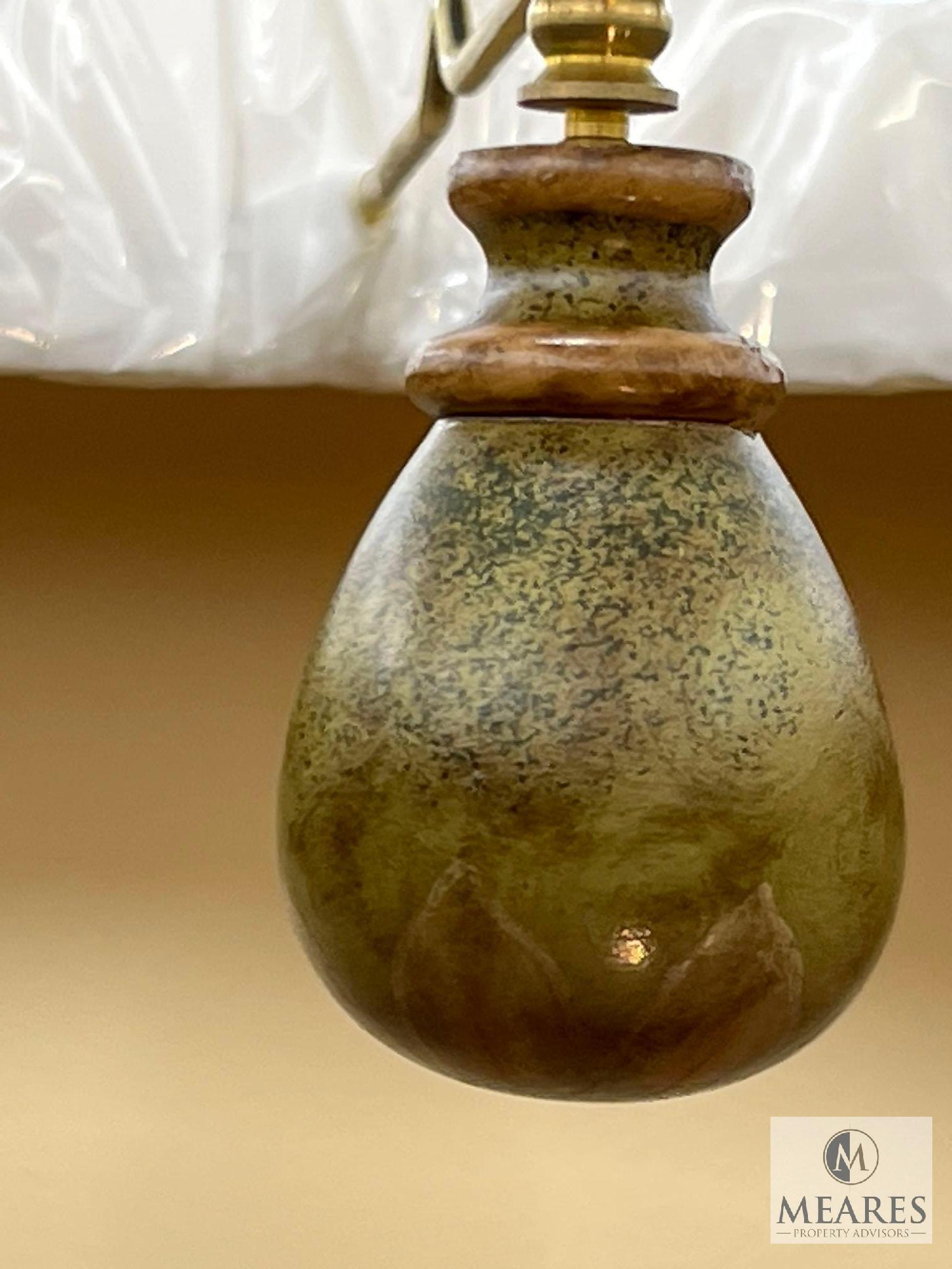 Garden Gourd Table Lamp, #BBG 60821, 29" T