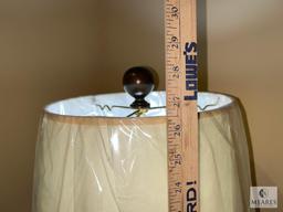 Thomas Bronze Pottery Ribbed Ball Table Lamp, #230504, 26" T