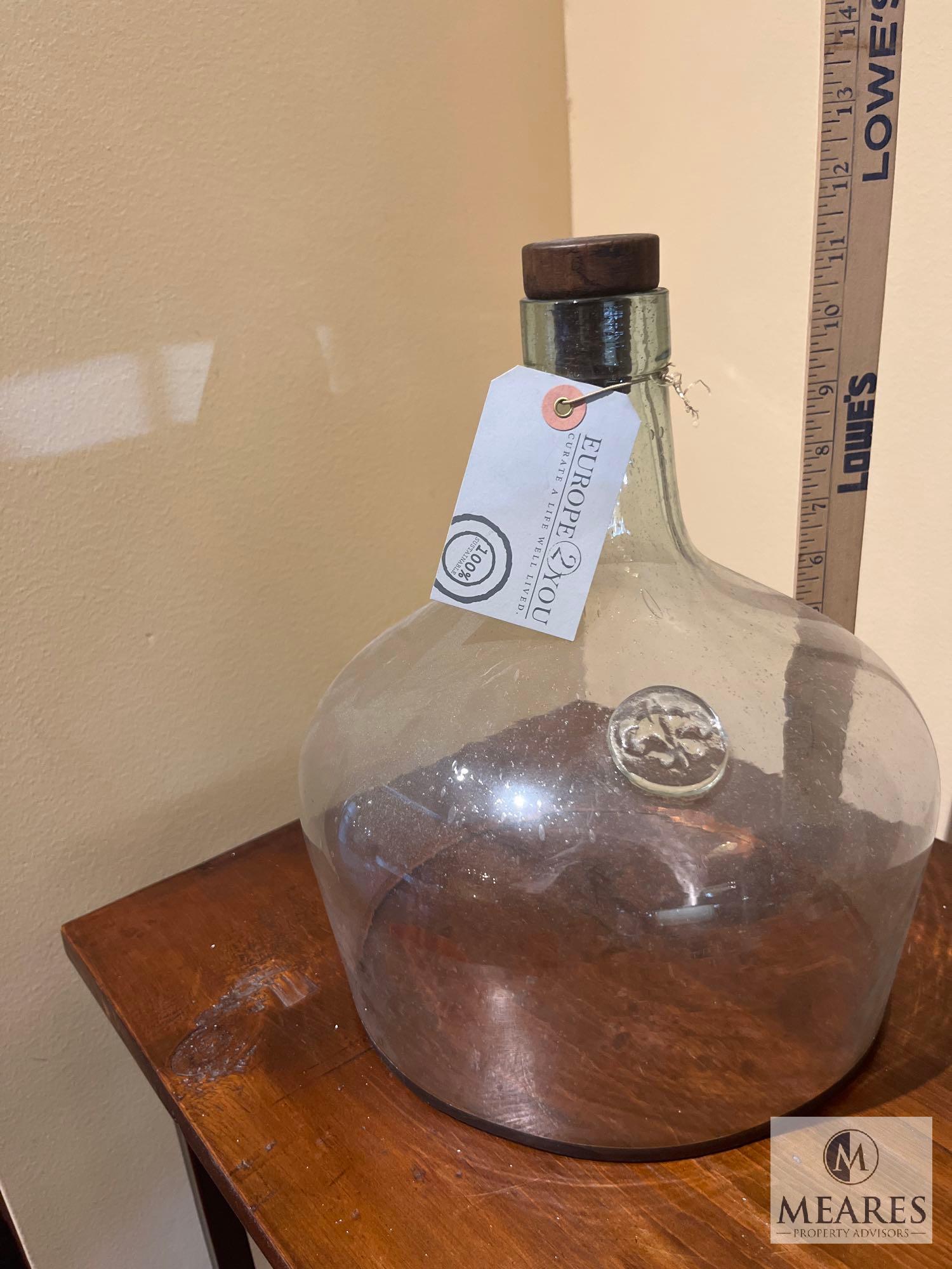 Europe 2 You Glass Cloche, Approx. 11" T