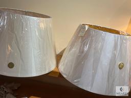 Two Lamp Shades, See Photos For Sizes and Colors