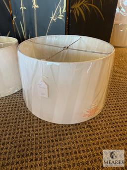 Three Lamp Shades, See Photos For Sizes and Colors