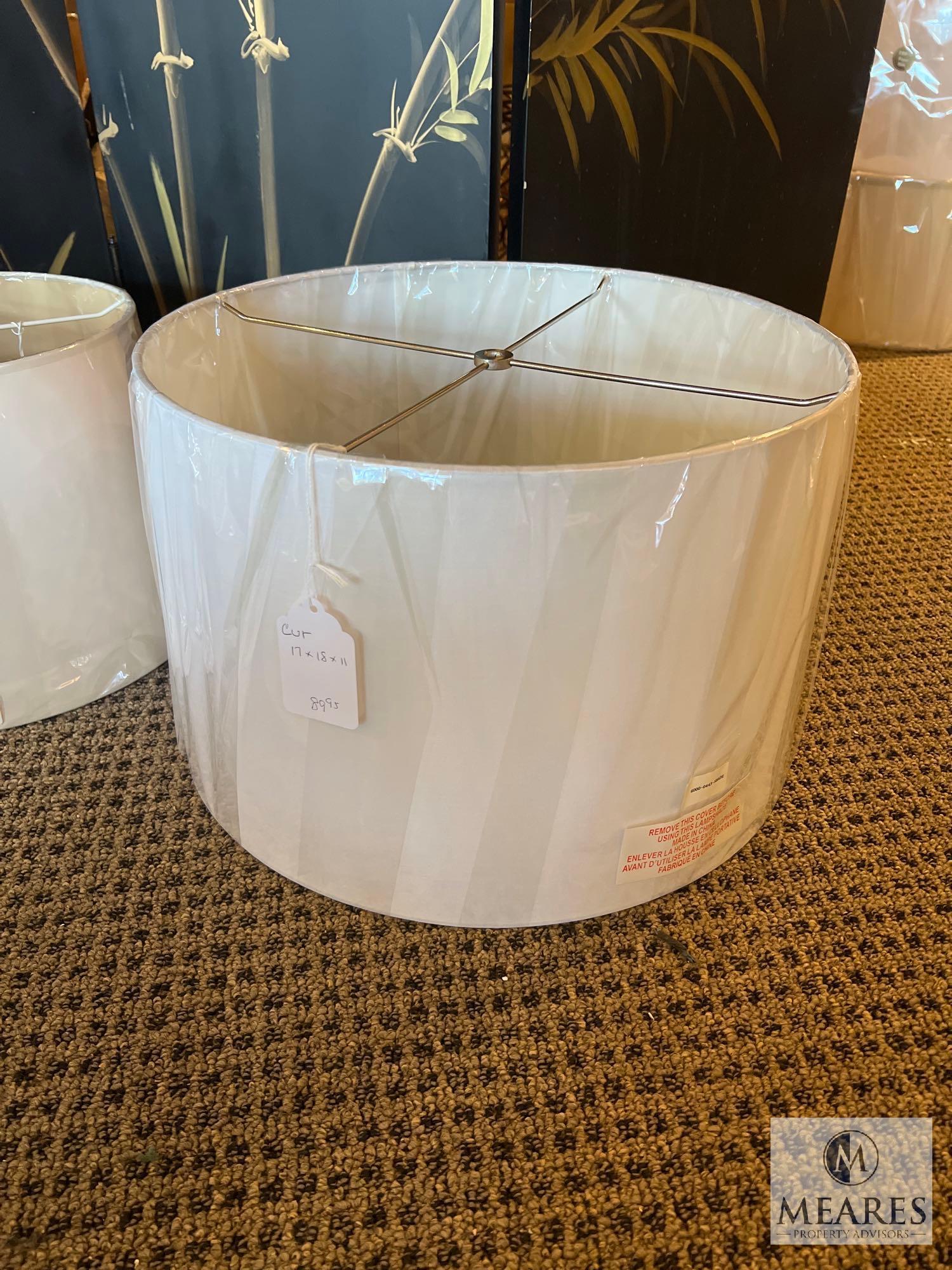 Three Lamp Shades, See Photos For Sizes and Colors