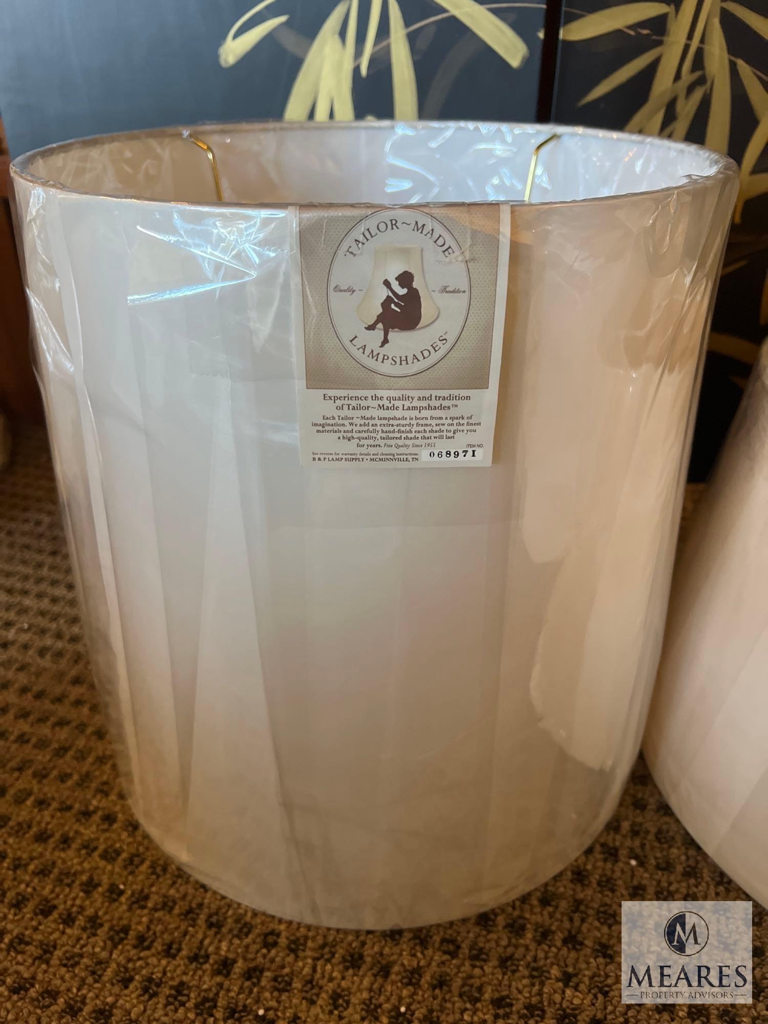 Three Lamp Shades, See Photos For Sizes and Colors