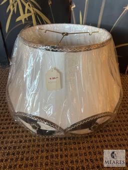 Three Lamp Shades, See Photos For Sizes and Colors