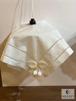 Two Cloth Pendant Lights