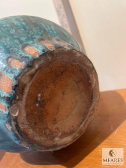 Speckled Gourd Vase, Approx. 23.5" T