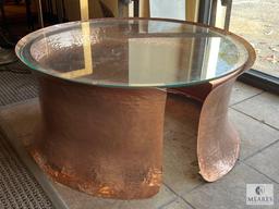 Magnolia Stained Glass Table