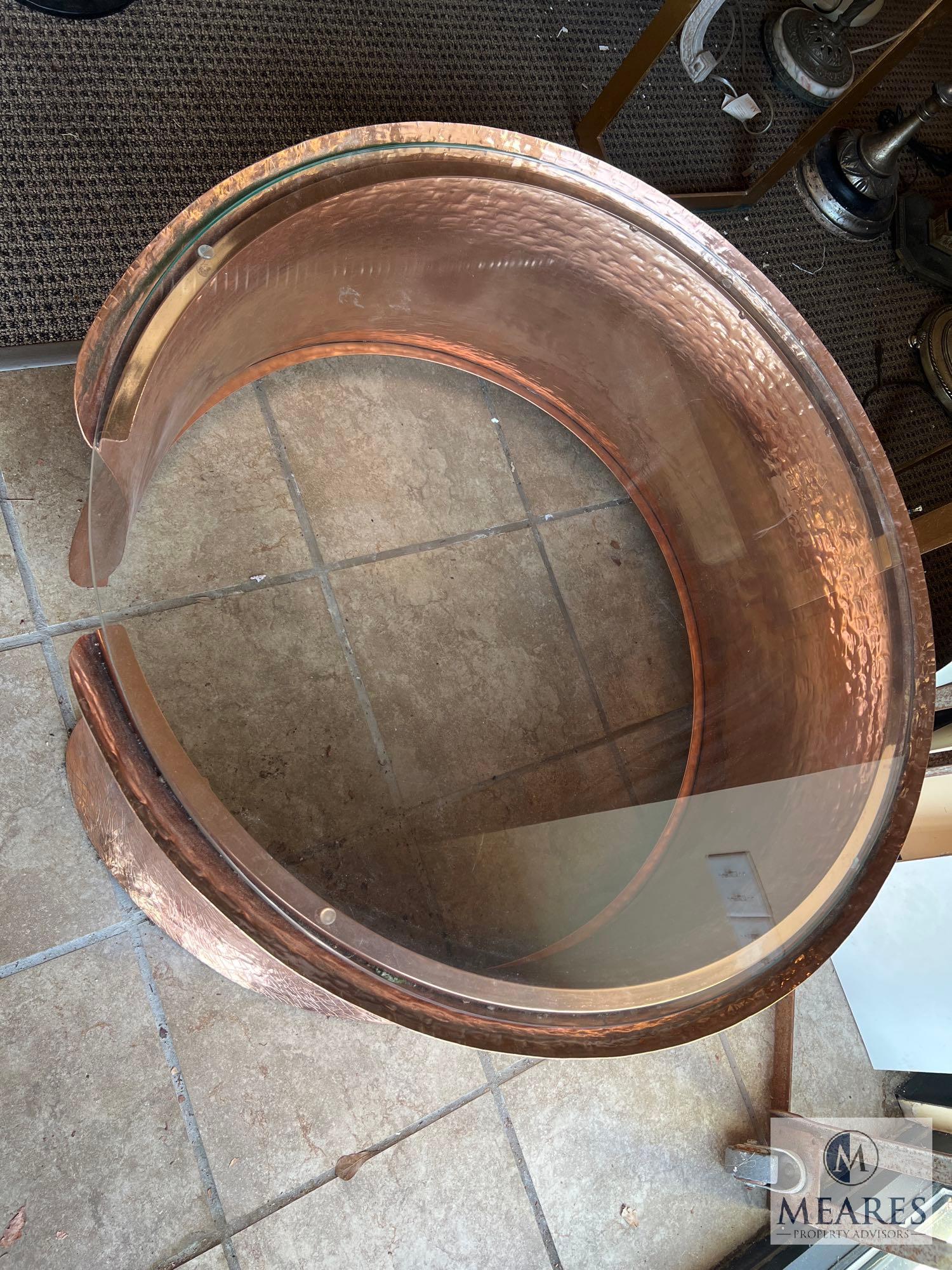 Magnolia Stained Glass Table