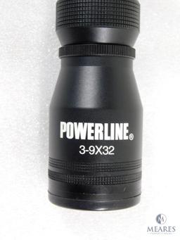 Powerline Scope 3-9x32 with Rings and Caps