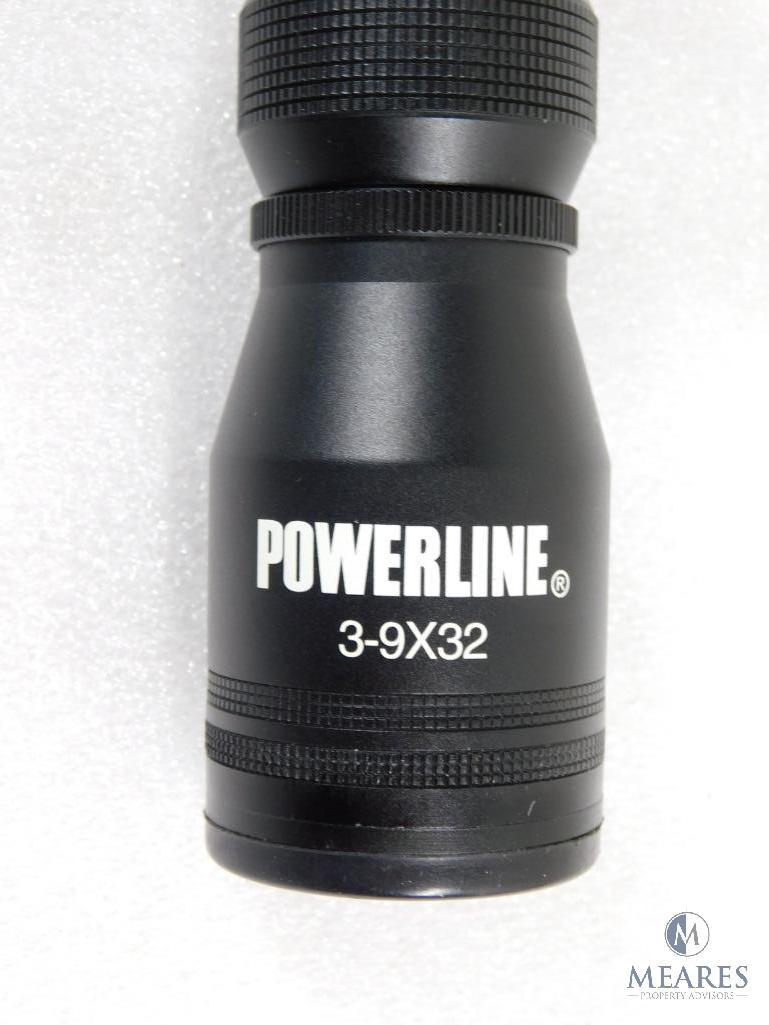 Powerline Scope 3-9x32 with Rings and Caps