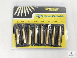New Wheeler Eight Piece Brass Gunsmith Punch Set