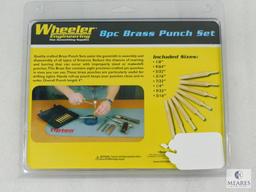 New Wheeler Eight Piece Brass Gunsmith Punch Set