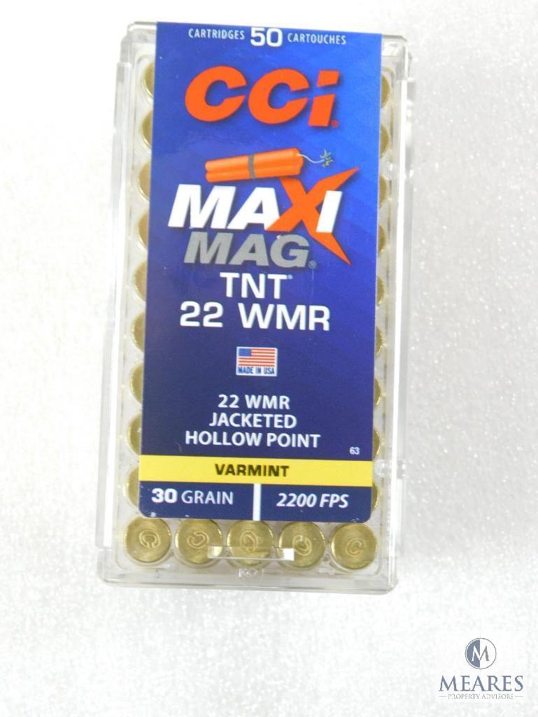50 Rounds CCI .22 Magnum Ammo. 30 Grain Hollow Point