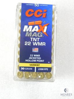 50 Rounds CCI .22 Magnum Ammo. 30 Grain Hollow Point