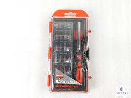 New 22 Piece Birchwood Casey Gunsmith Screwdriver and Bit Set In Hard Case