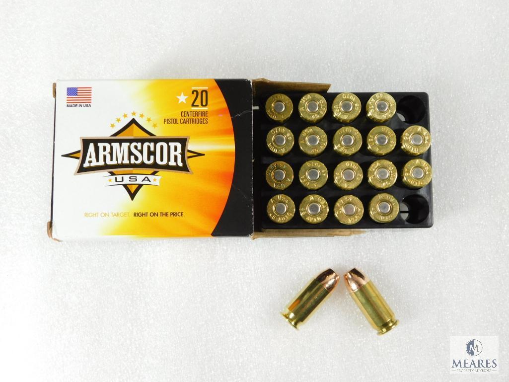 20 Rounds Armscor .45 ACP Ammo. 230 Grain Hollow Point Self Defense