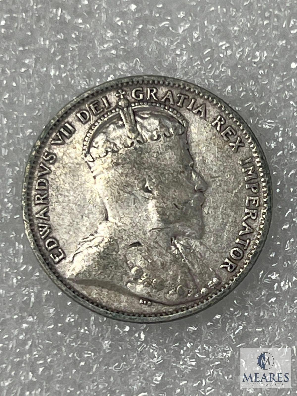 1904-H Newfoundland 20 Cent Coin, Silver