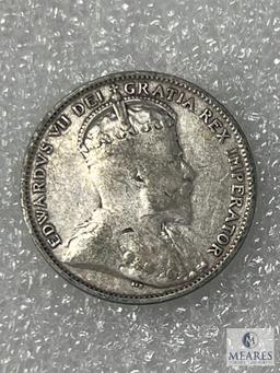 1904-H Newfoundland 20 Cent Coin, Silver