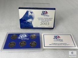 2003 Proof State Quarter Set, Original Mint Package