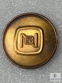 1970 The Omaha National Bank Dollar Size Token