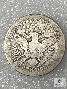 1915-D Barber Quarter, Average Circulation