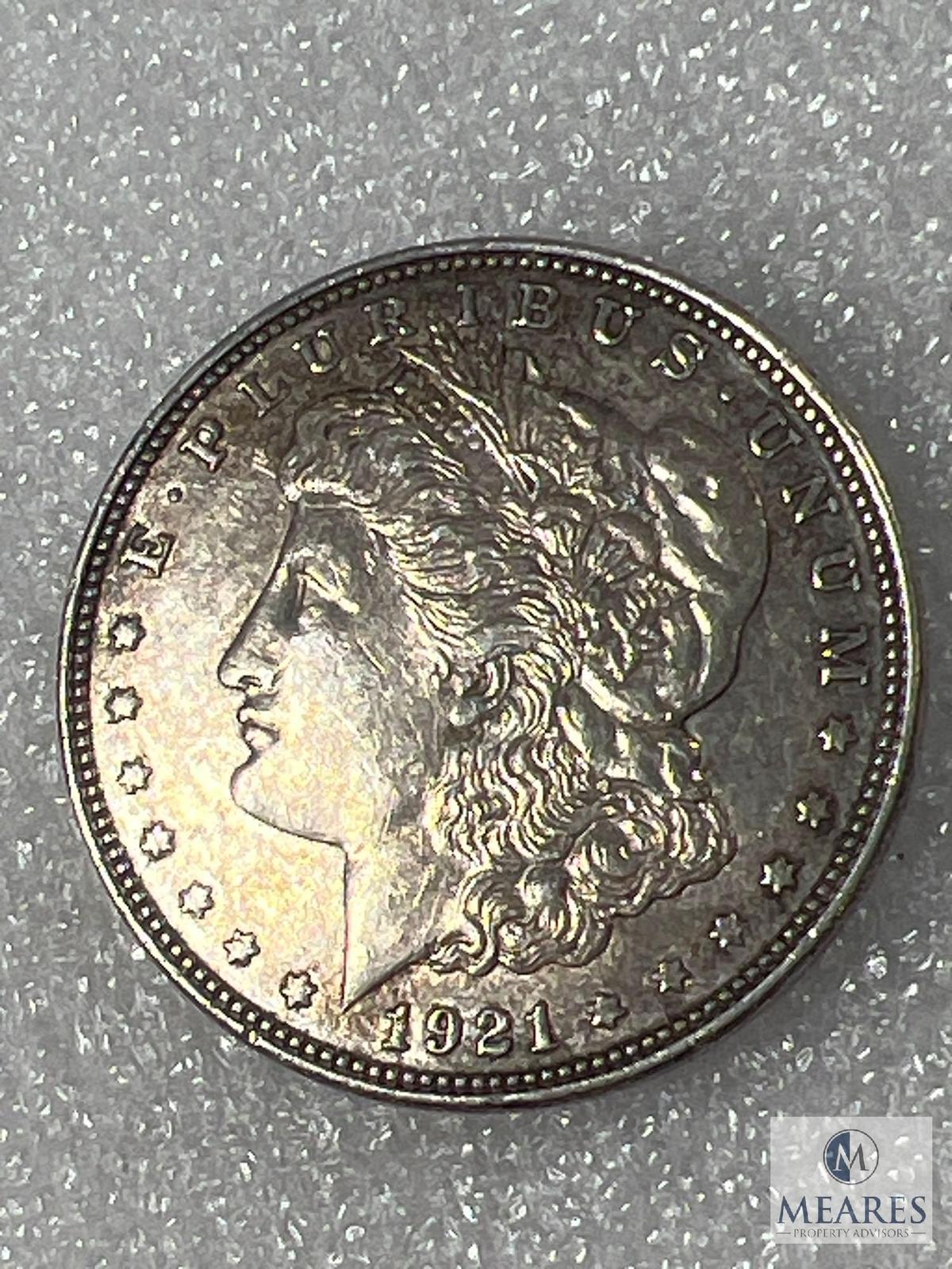 1921 Morgan Dollar, AU-BU