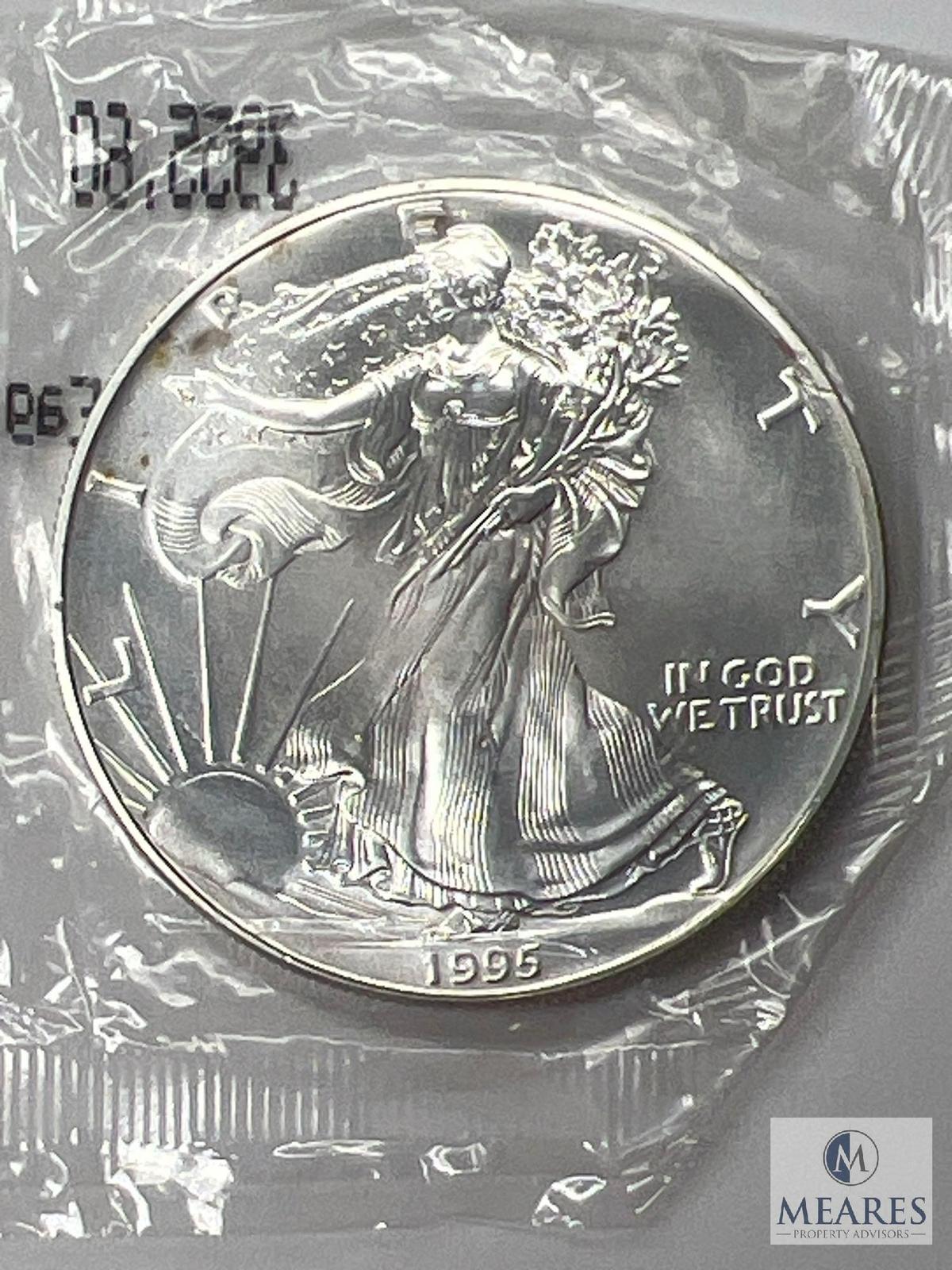 1995 American Eagle Silver Dollar, UNC-60