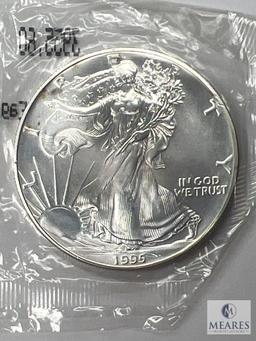 1995 American Eagle Silver Dollar, UNC-60