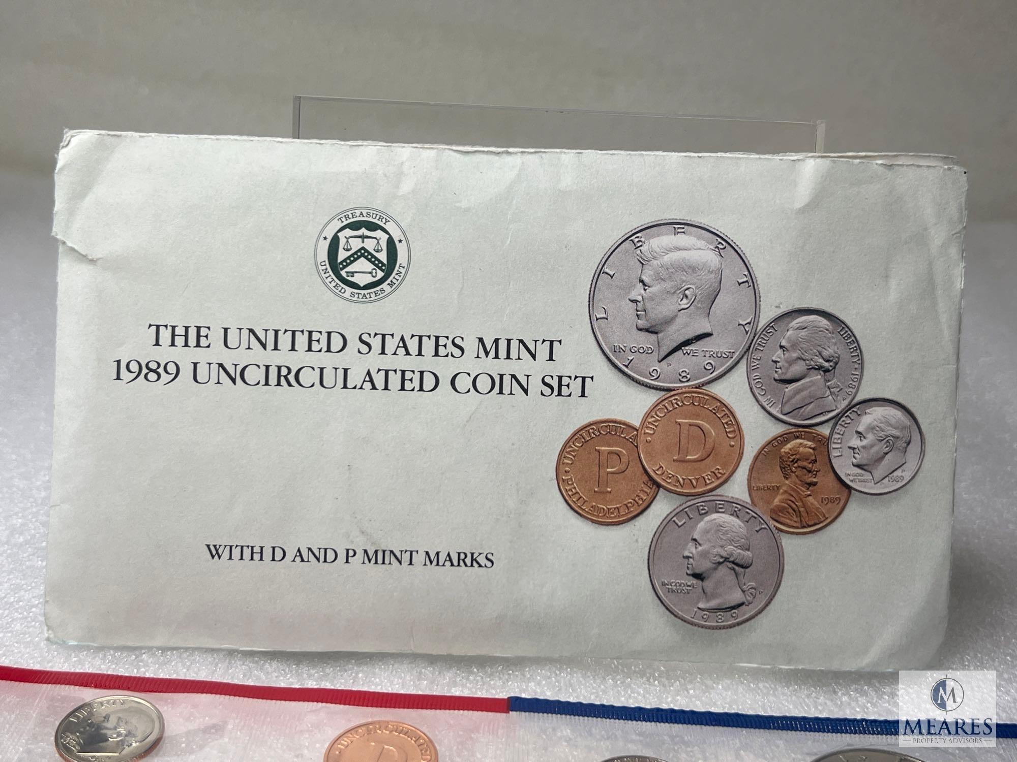 1989 The United States Mint, Uncirculated Coin Set
