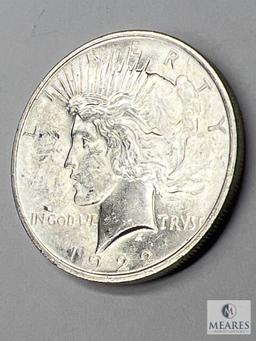 1922 Peace Silver Dollar