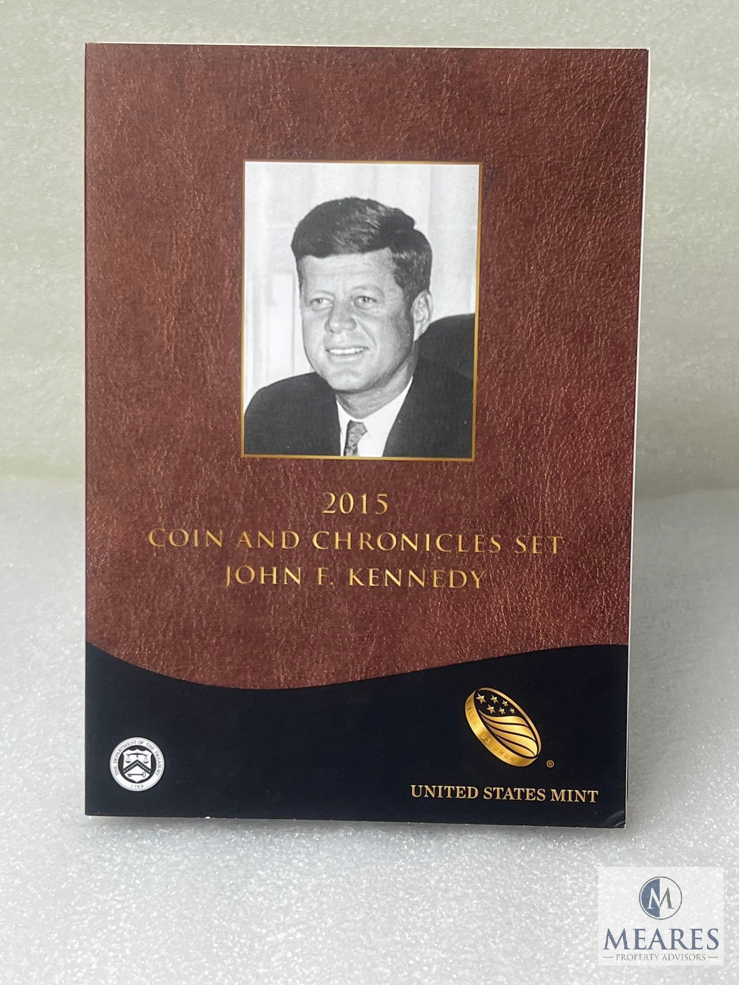 2015 John F. Kennedy Coin and Chronicles Set