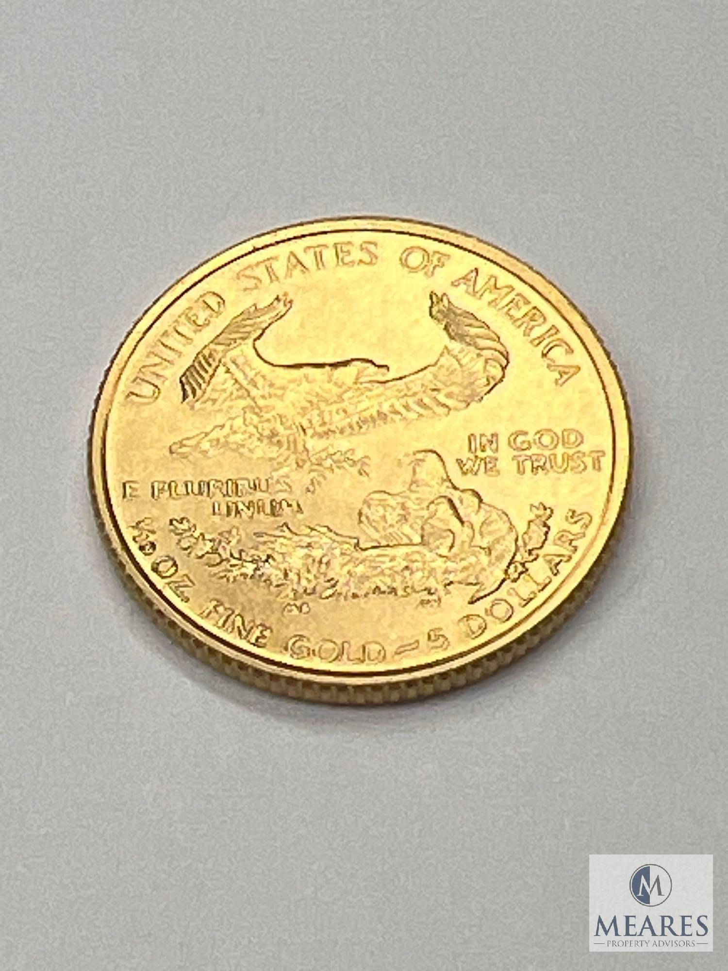 2008 P American Gold Eagle Coin, 1/10 oz. BU, BN 818981