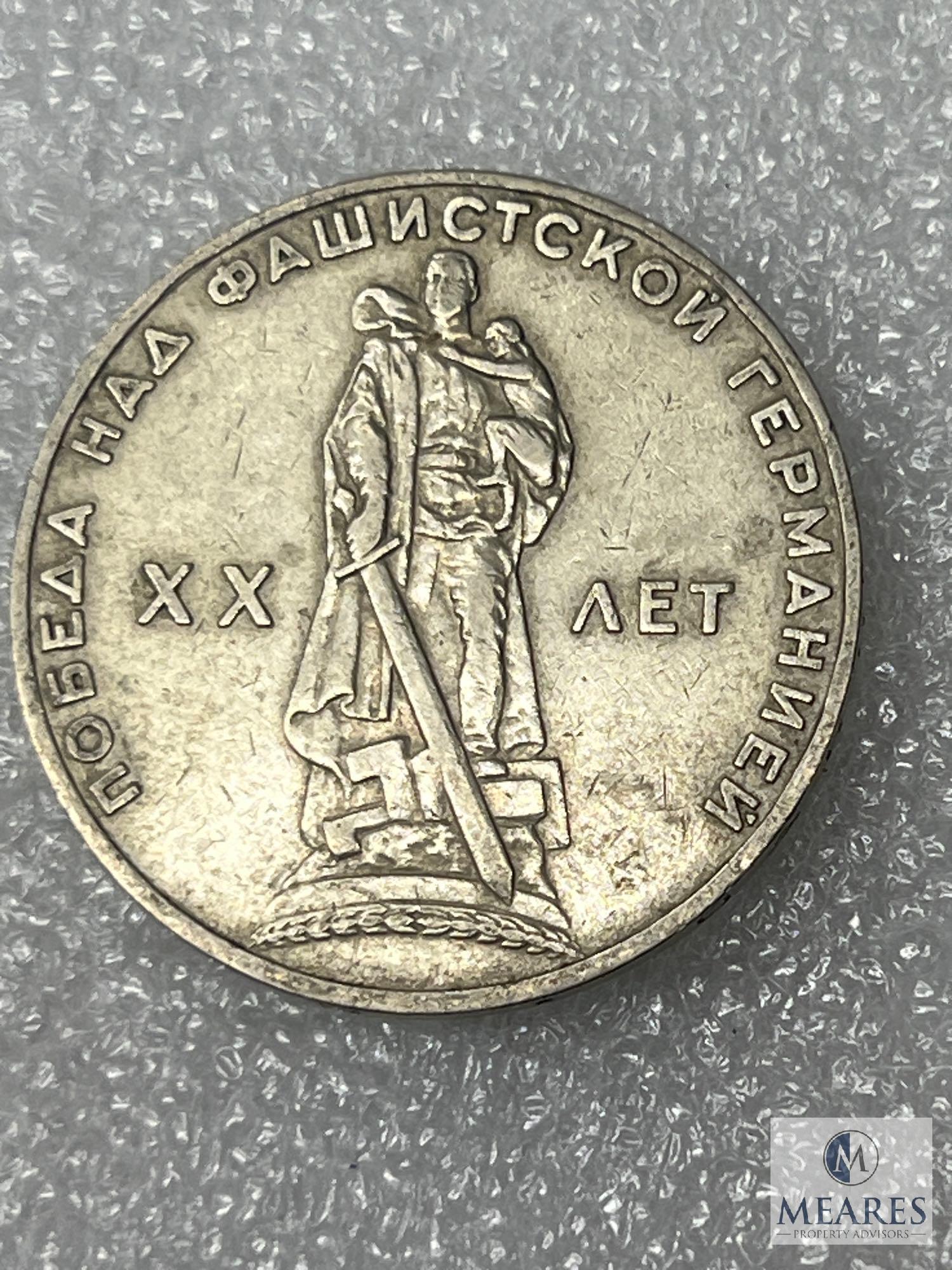 Lot Of Five Russian Coins, See Description For Details