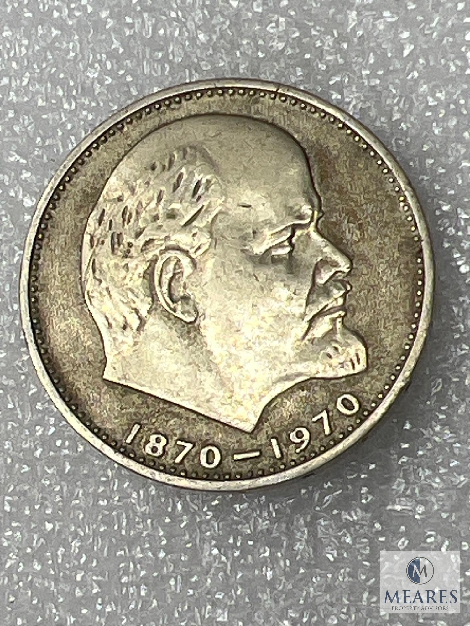Lot Of Five Russian Coins, See Description For Details