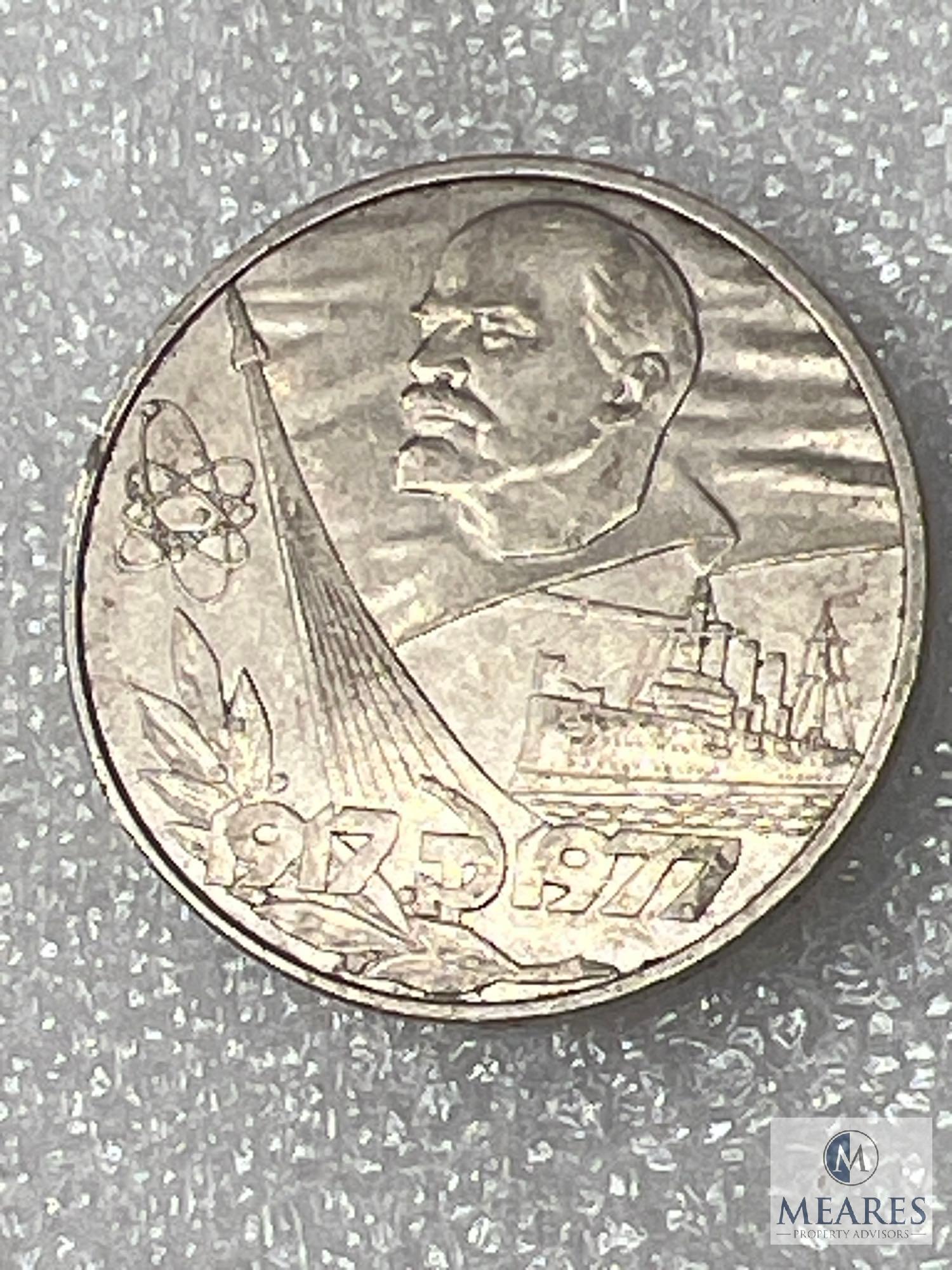 Lot Of Five Russian Coins, See Description For Details