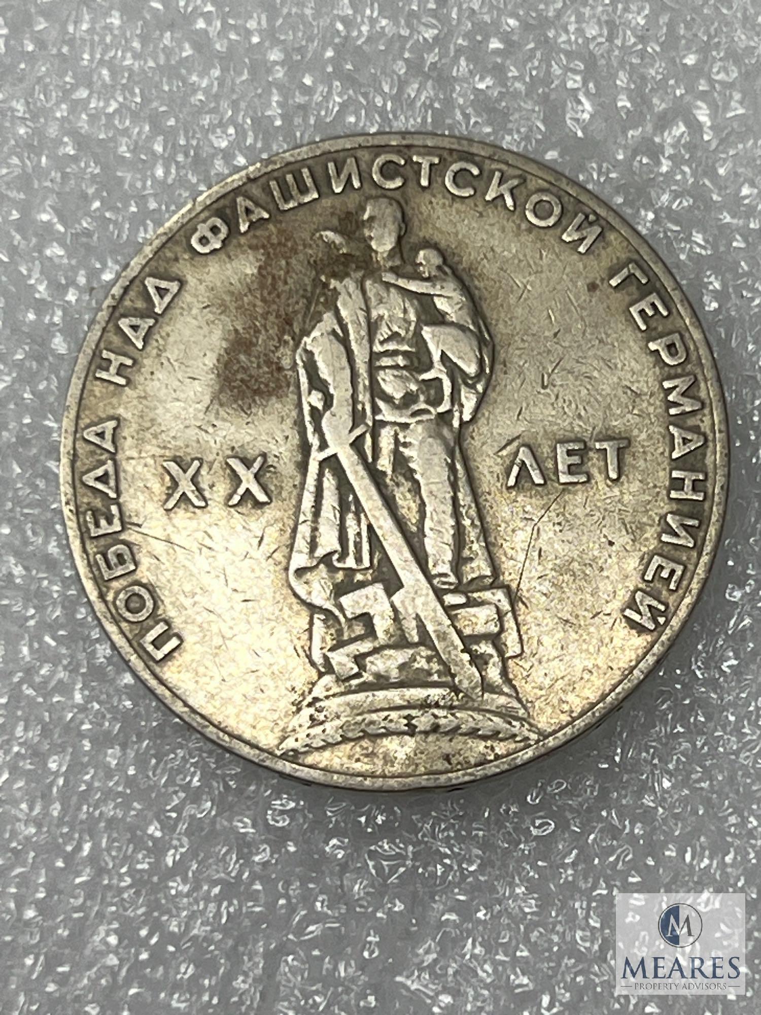 Lot Of Five Russian Coins, See Description For Details