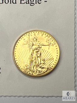 2008 P American Gold Eagle Coin, 1/10 oz. BU, BN 826082