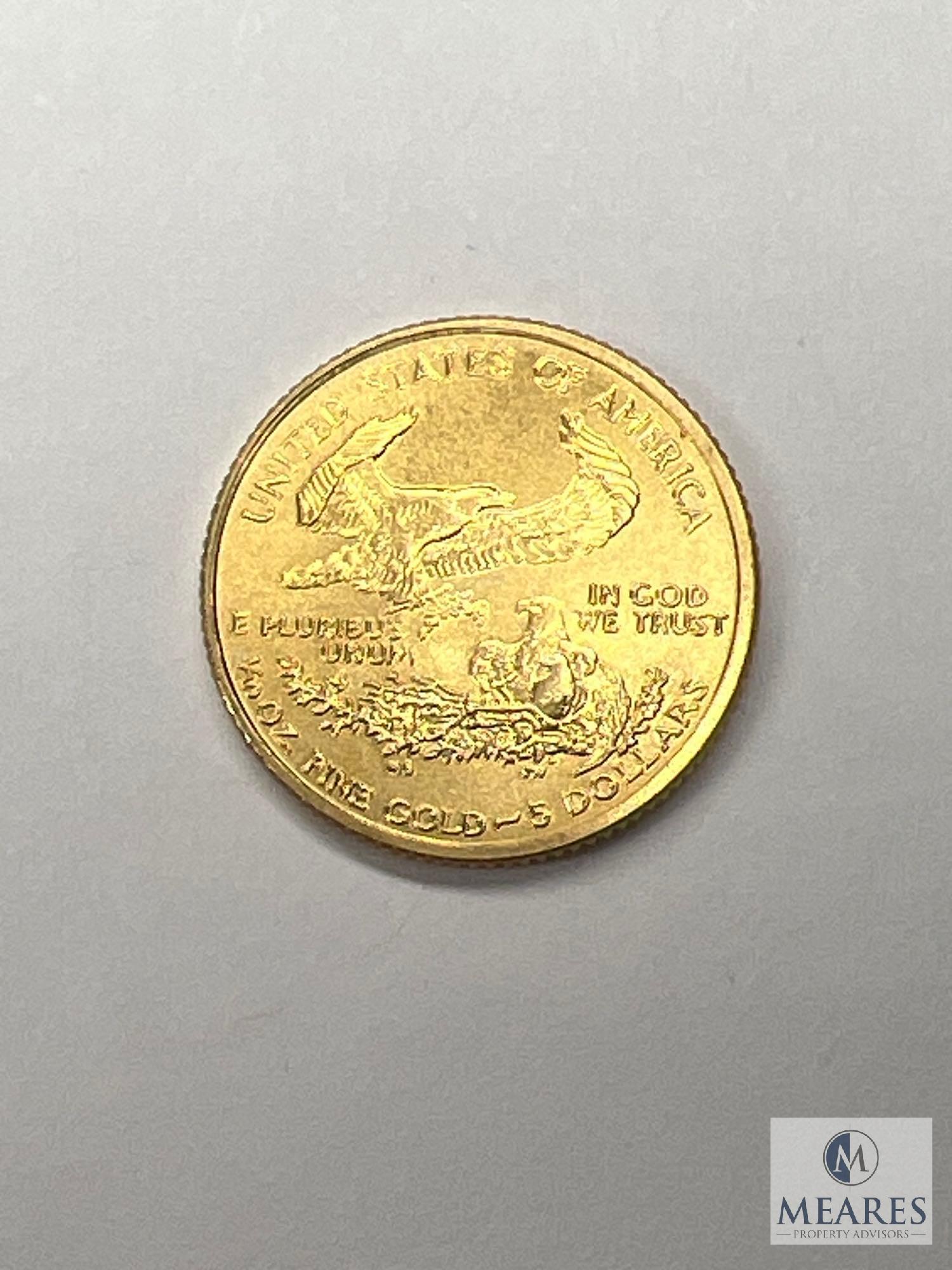 2008 P American Gold Eagle Coin, 1/10 oz. BU, BN 826082