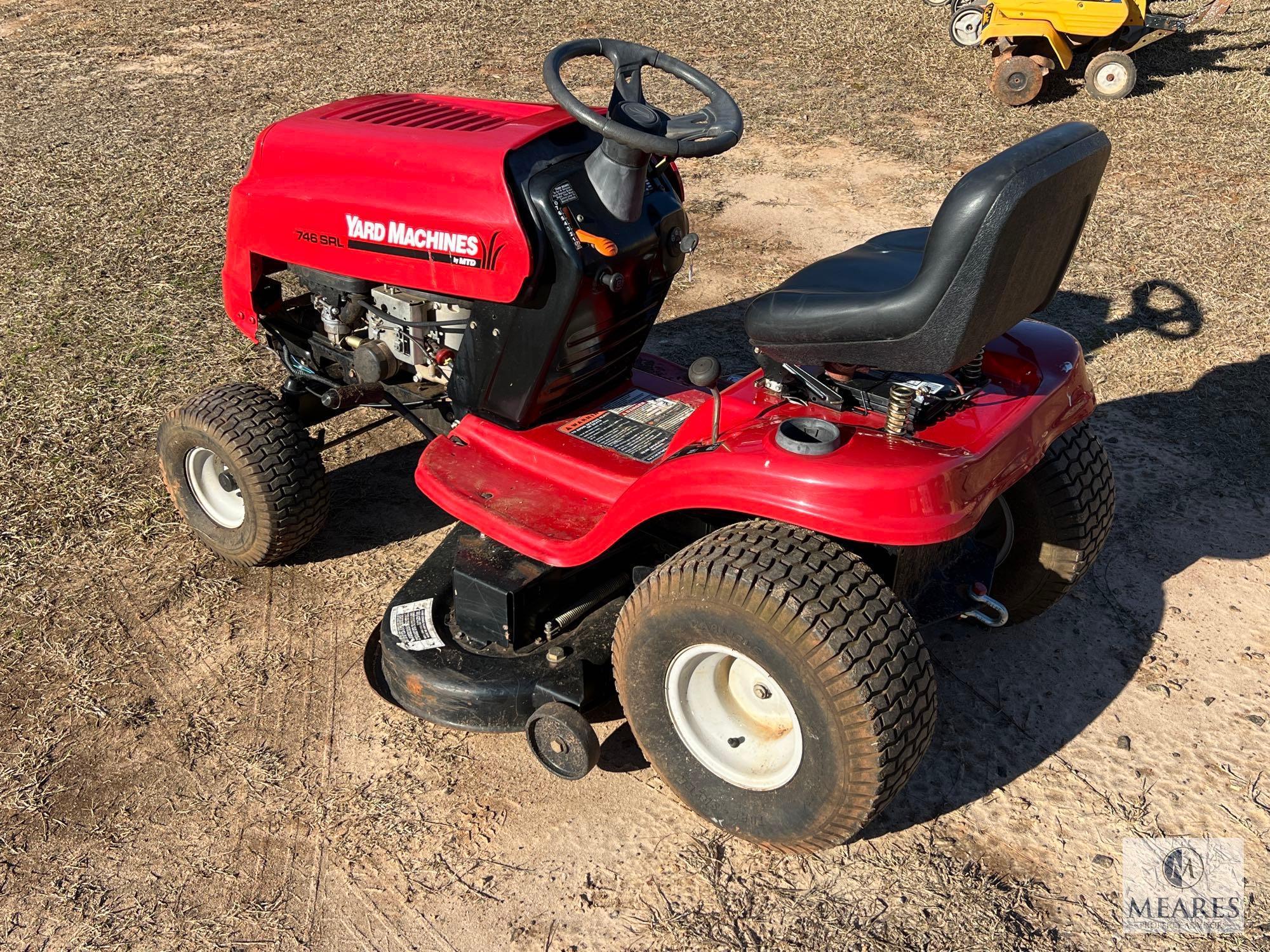 Yard Machines 746 SRL Riding Lawn Mower