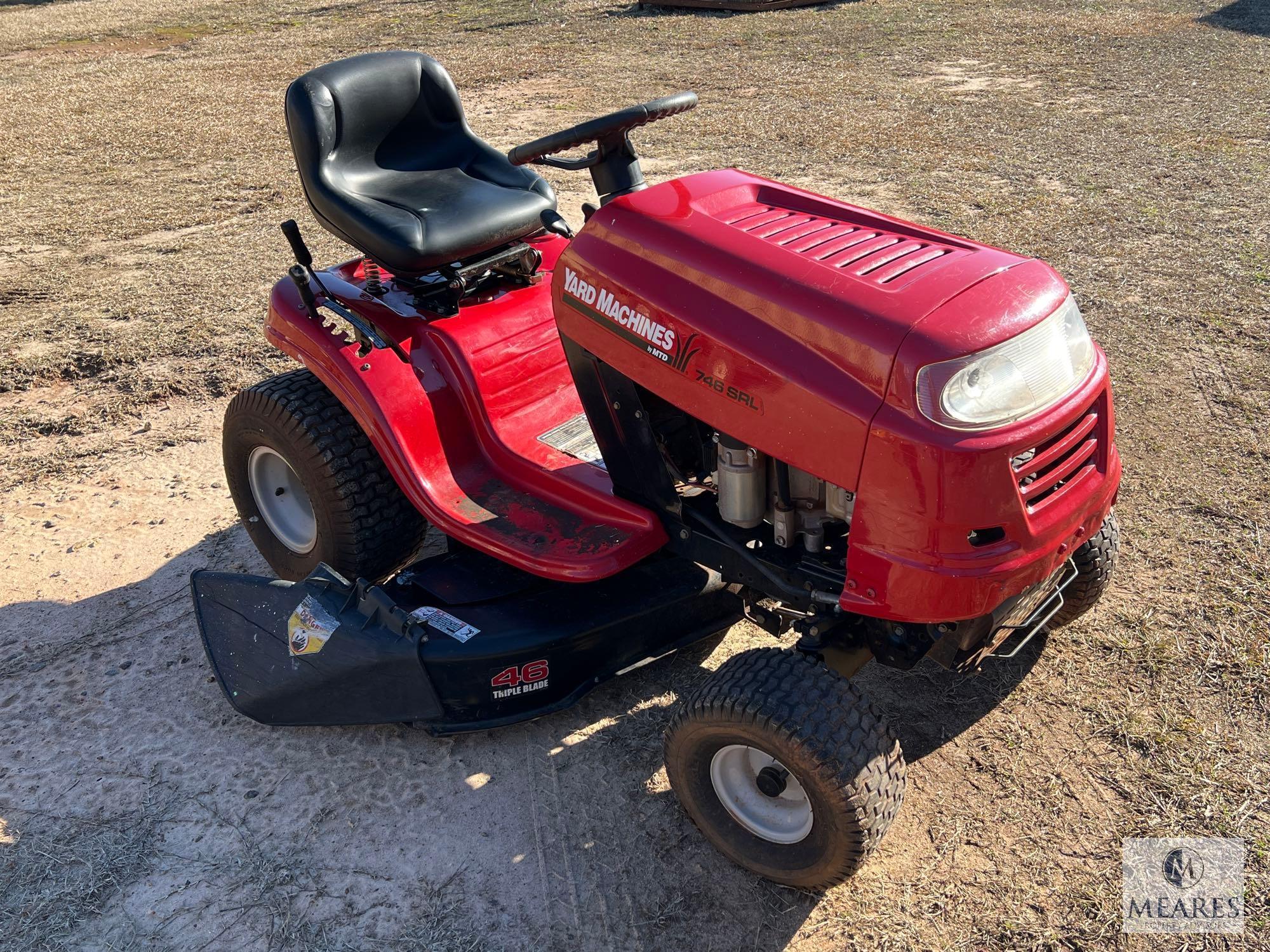 Yard Machines 746 SRL Riding Lawn Mower