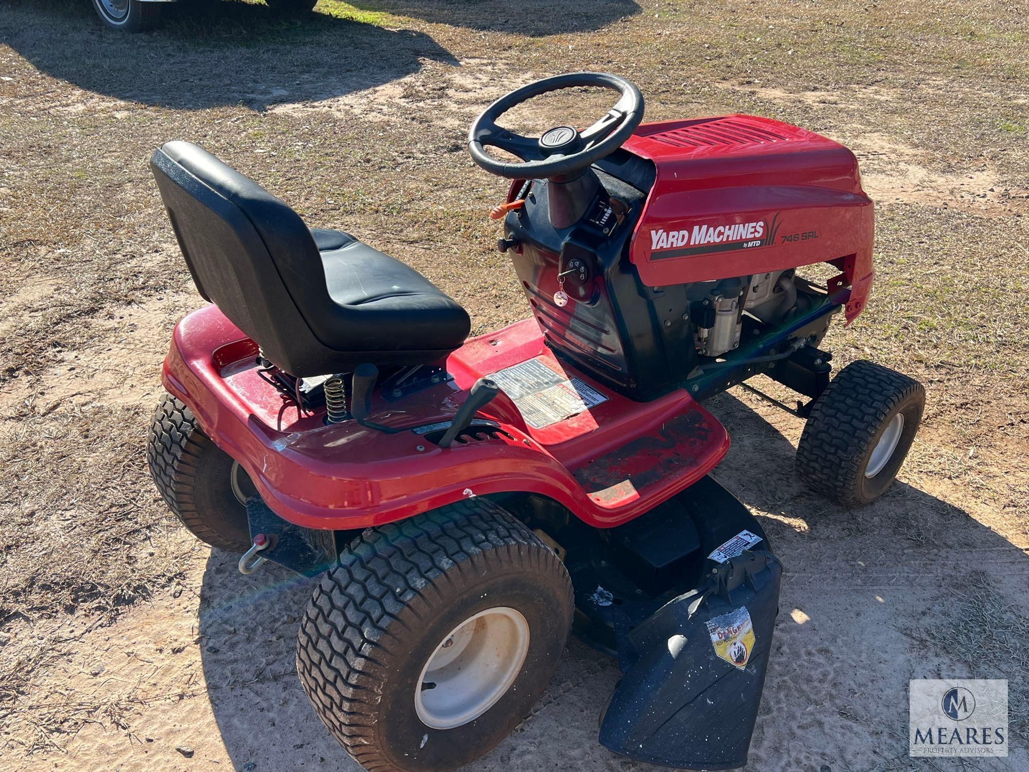 Yard Machines 746 SRL Riding Lawn Mower