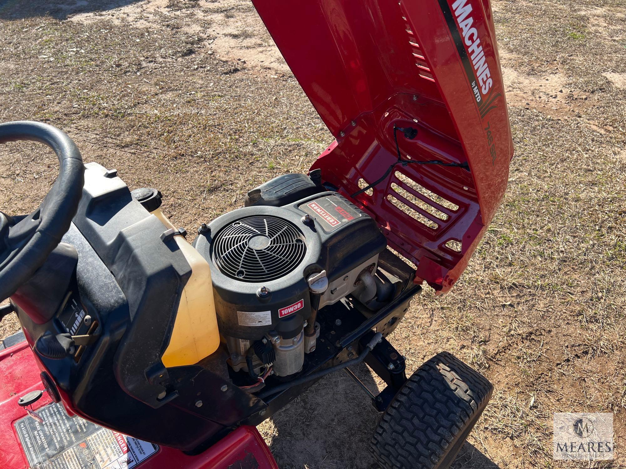Yard Machines 746 SRL Riding Lawn Mower