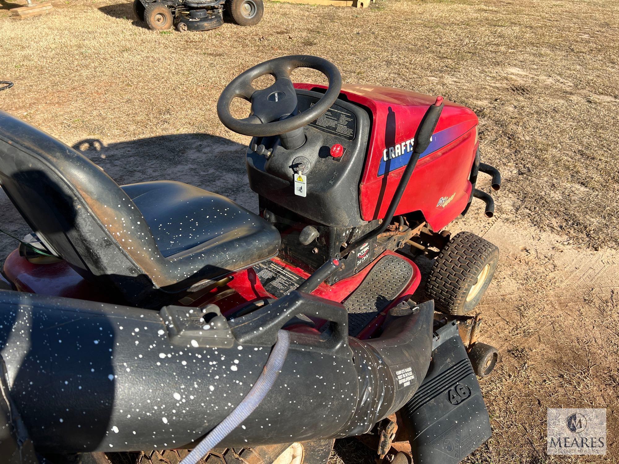 Craftsman DYT4000 Riding Lawn Mower with Rear Bagger