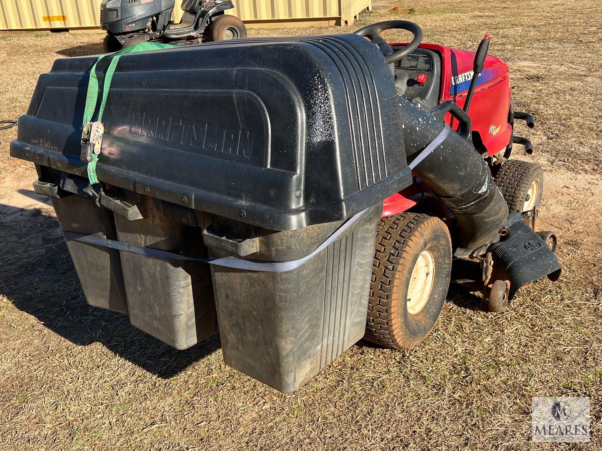 Craftsman DYT4000 Riding Lawn Mower with Rear Bagger