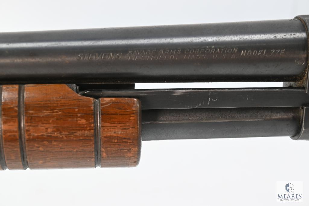(6352) Stevens/Savage Arms Model 77F 12 Ga. Pump Action Shotgun