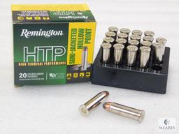 20 Rounds Remington .38 Special Ammo. 110 Grain Hollow Point
