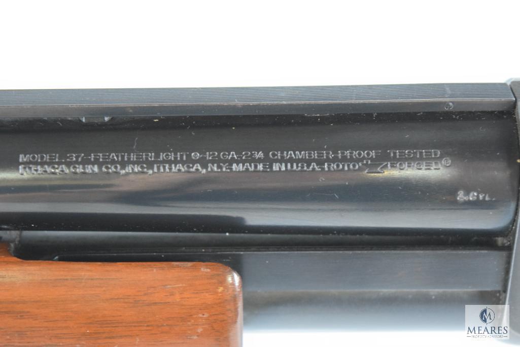 Ithaca Model 37 Featherlight 12 Ga Pump Action Shotgun (4934)